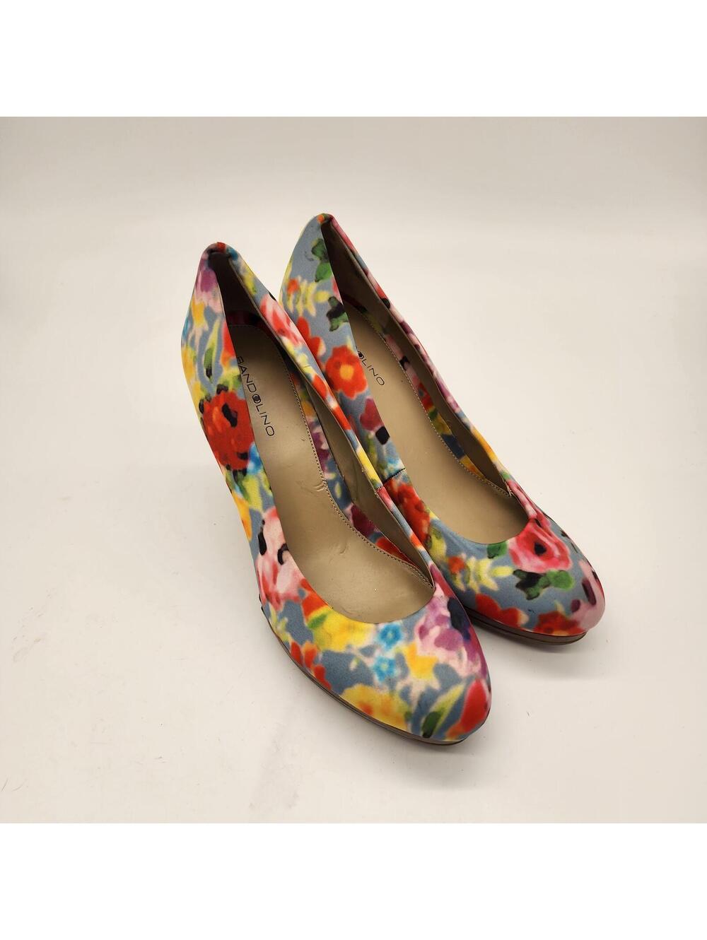Bandolino Galleigh Floral Pumps Flower Garden Heels Multicolor Size 9 M